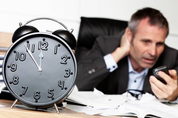 Man working super late hours - Off the clock violations